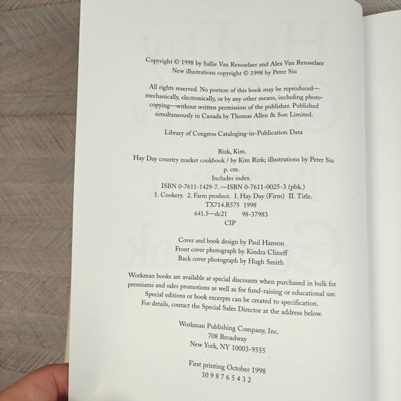 Hay Day Country Market Cookbook Vintage Hardcover East Coast Local Ethnic Recipe - Picture 4 of 10